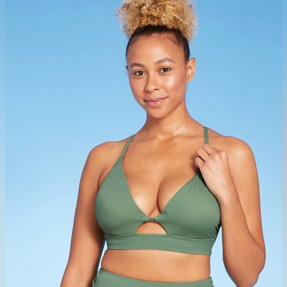 Women’s Longline Cutout Bikini Top Shade & Shore - Picture 1 of 8